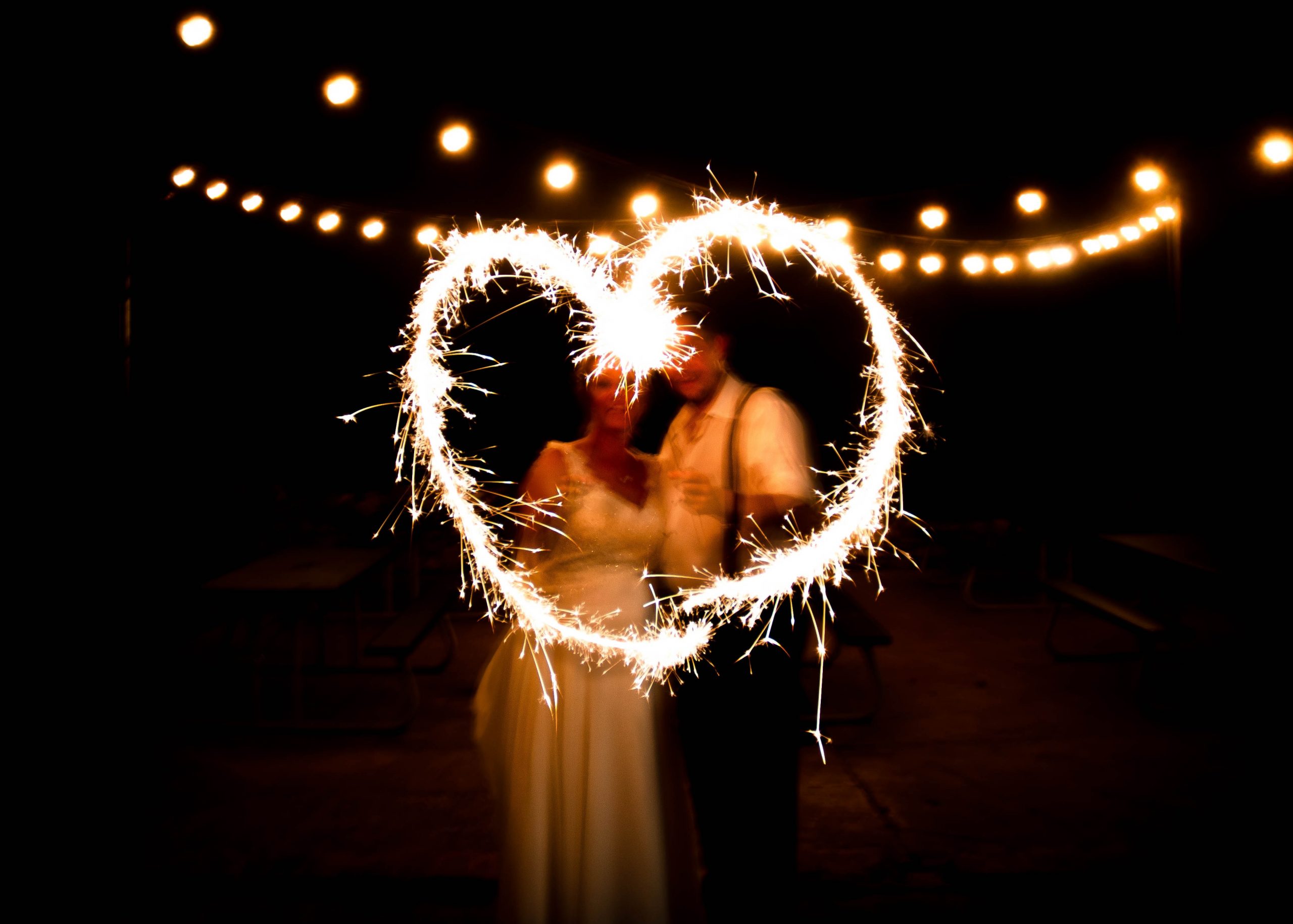 Valentine/'s or Engagement party 6 Piece Heart Shaped Sparklers 11/" Wedding