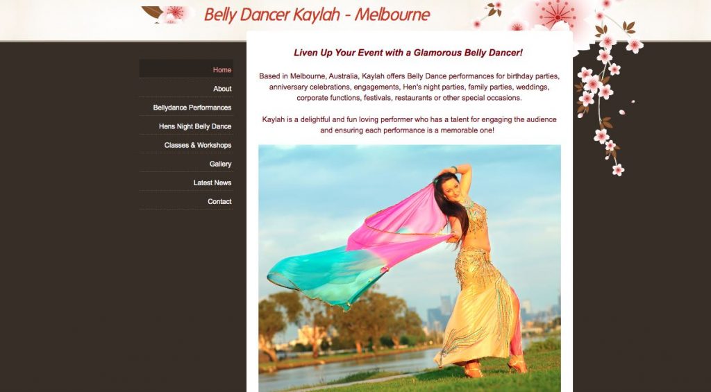 Kaylah Belly Dancer Melbourne