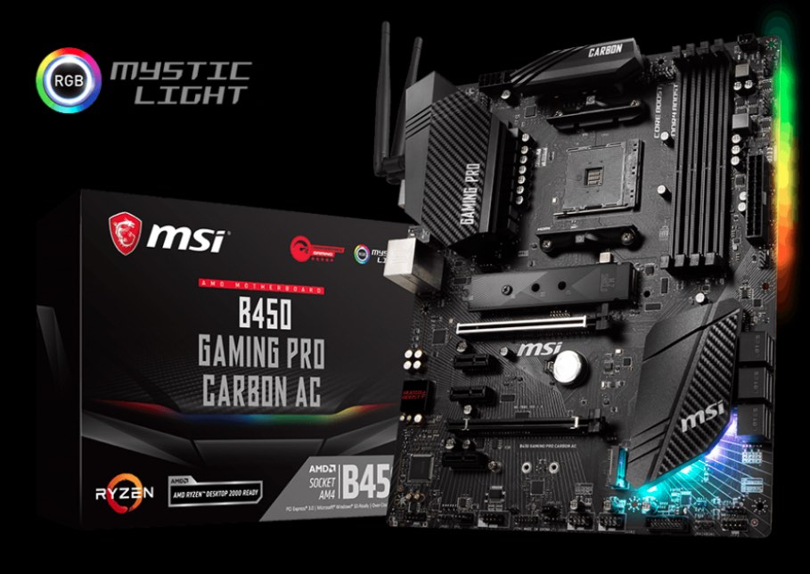 Msi B450 Gaming Pro Carbon Ac Motherboard Review Melbourne