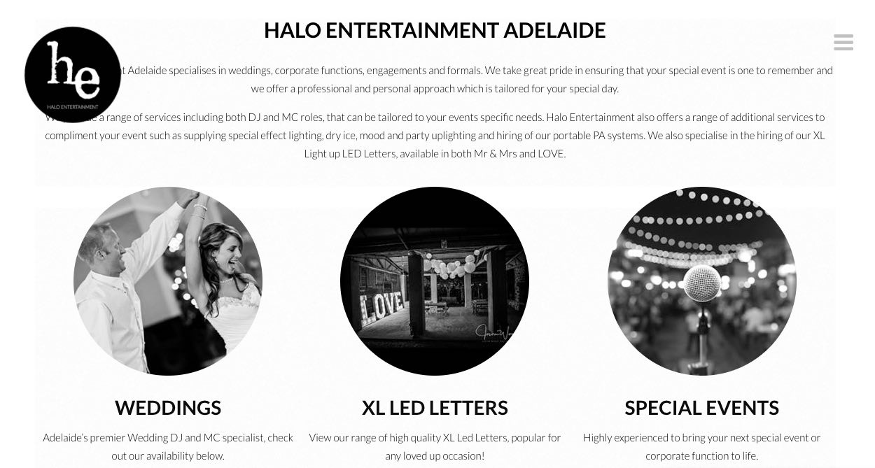 Halo Entertainment Wedding Event MC Adelaide