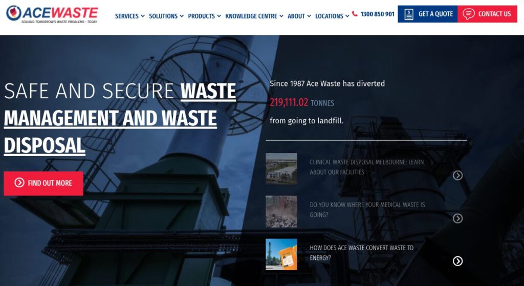 Ace Waste Management Company Melbourne