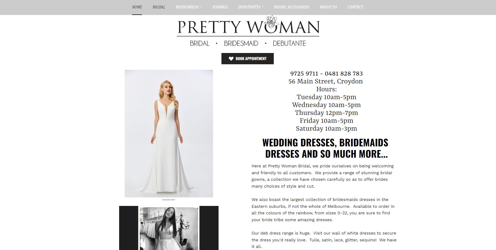 Pretty Woman Bridal Croydon Affordable Wedding Dress Shops Melbourne