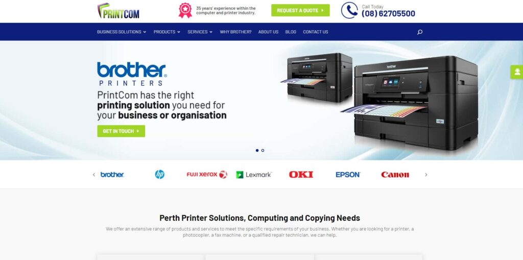Printcom Photocopier Rent & Lease Perth